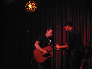 Stephen & Mike of Passenger at the Hotel Cafe
